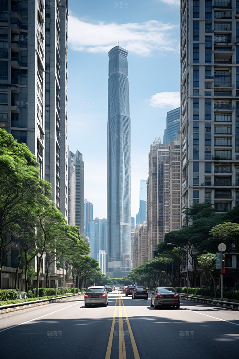 深圳城市风光景色高清摄影图
