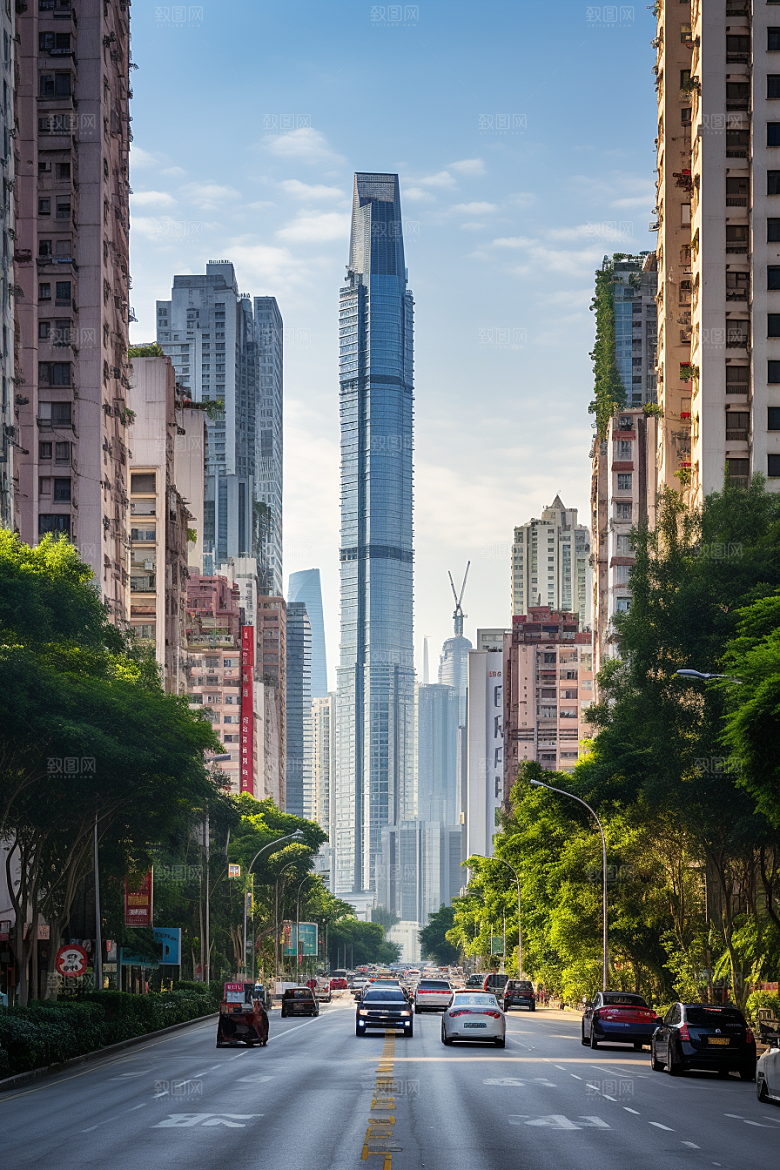 深圳城市风光国内游经济特区摄影图