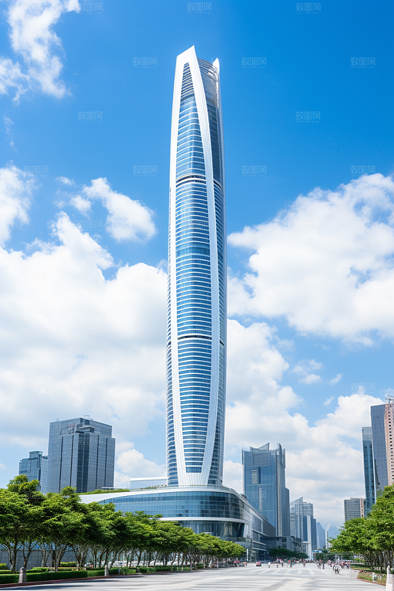 深圳城市风光旅游地标摄影图
