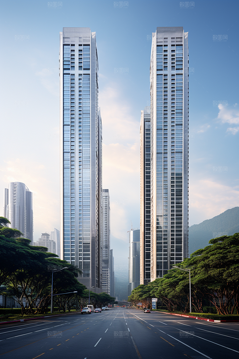 深圳城市风光新城经济特区摄影图