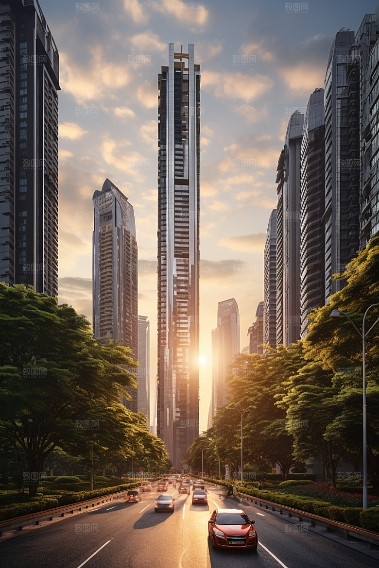 深圳城市风光都市高清摄影图