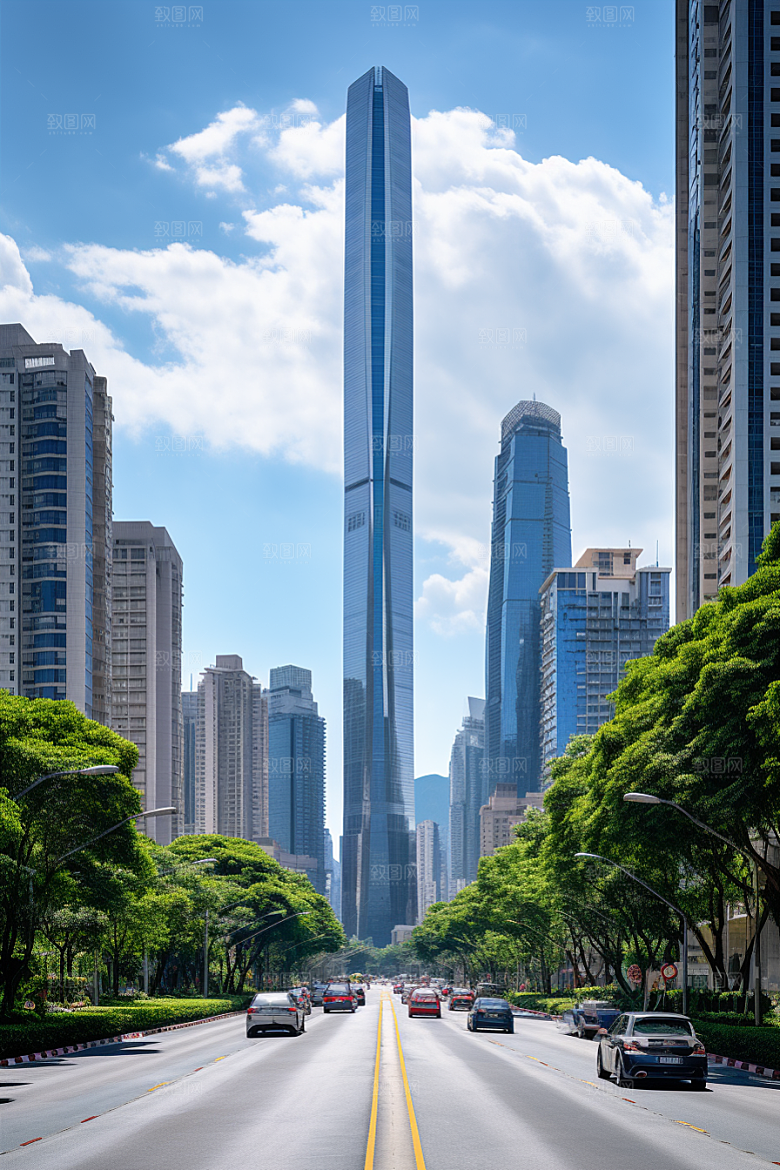 深圳城市风光旅游国内游摄影图