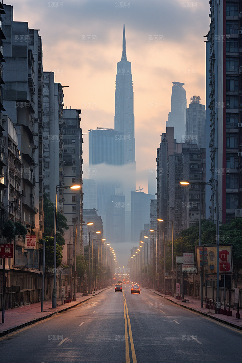 深圳城市风光现代化国内游摄影图