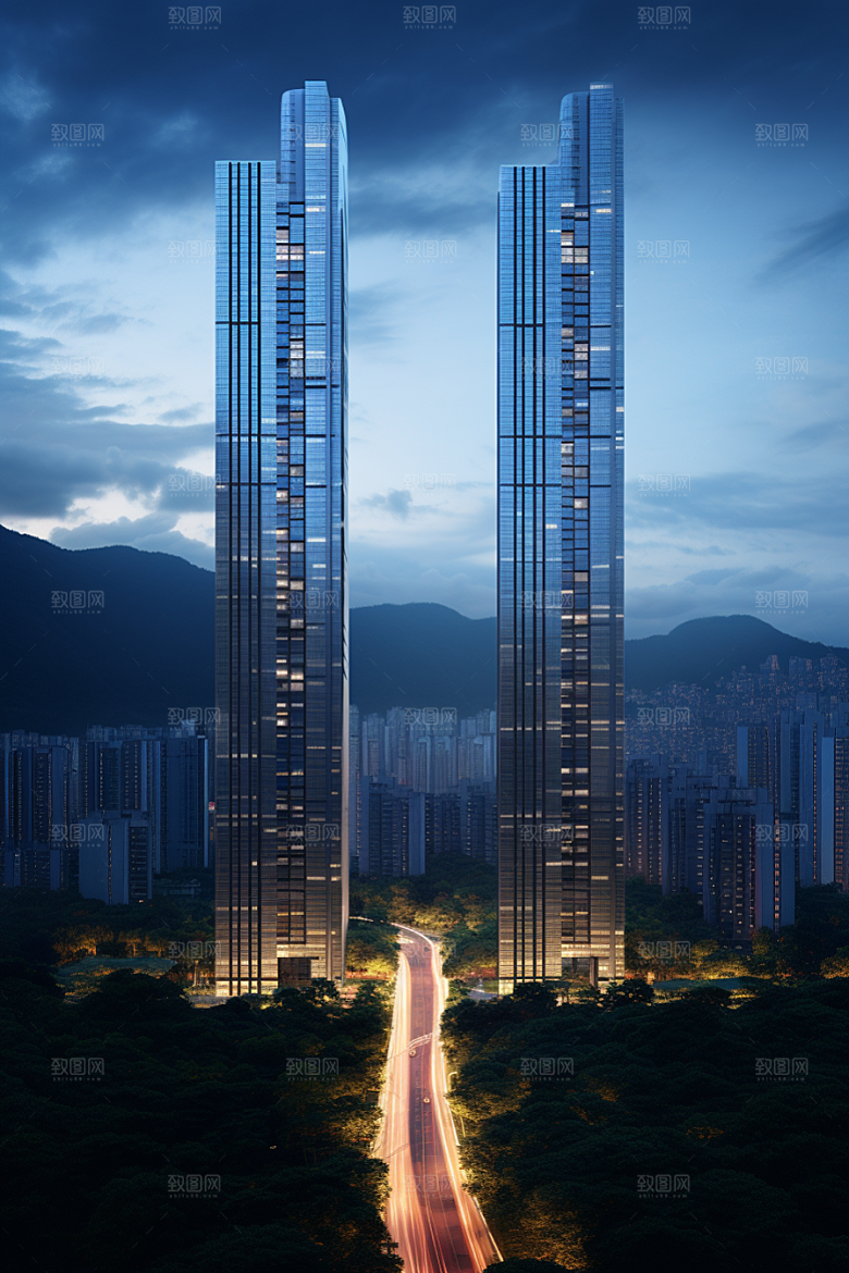深圳城市风光都市风景摄影图