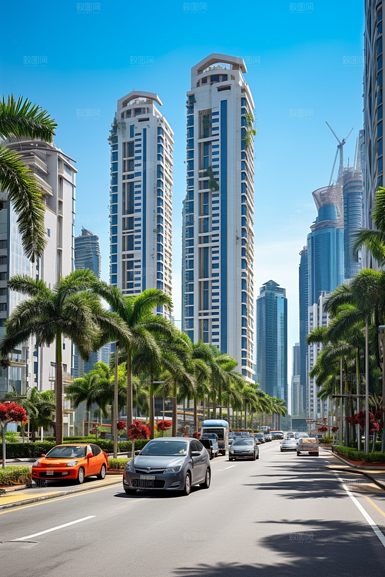 深圳城市风光风景都市摄影图