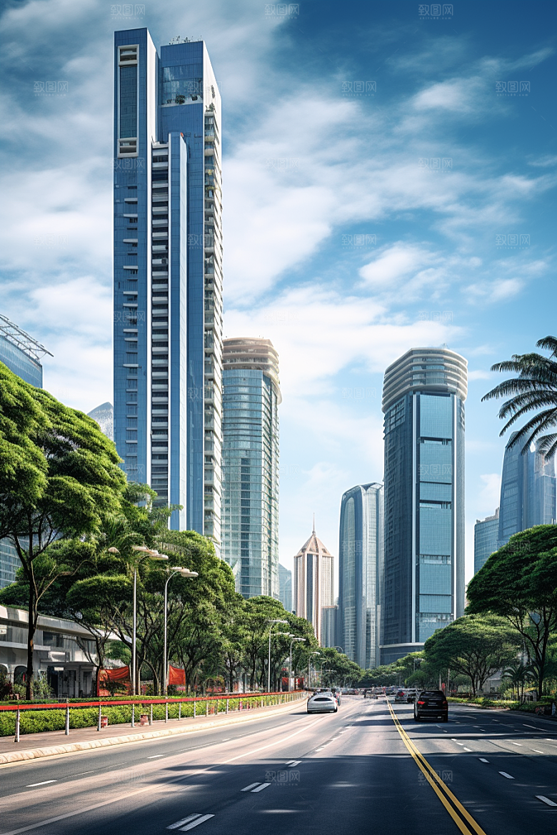 深圳城市风光风景地标摄影图