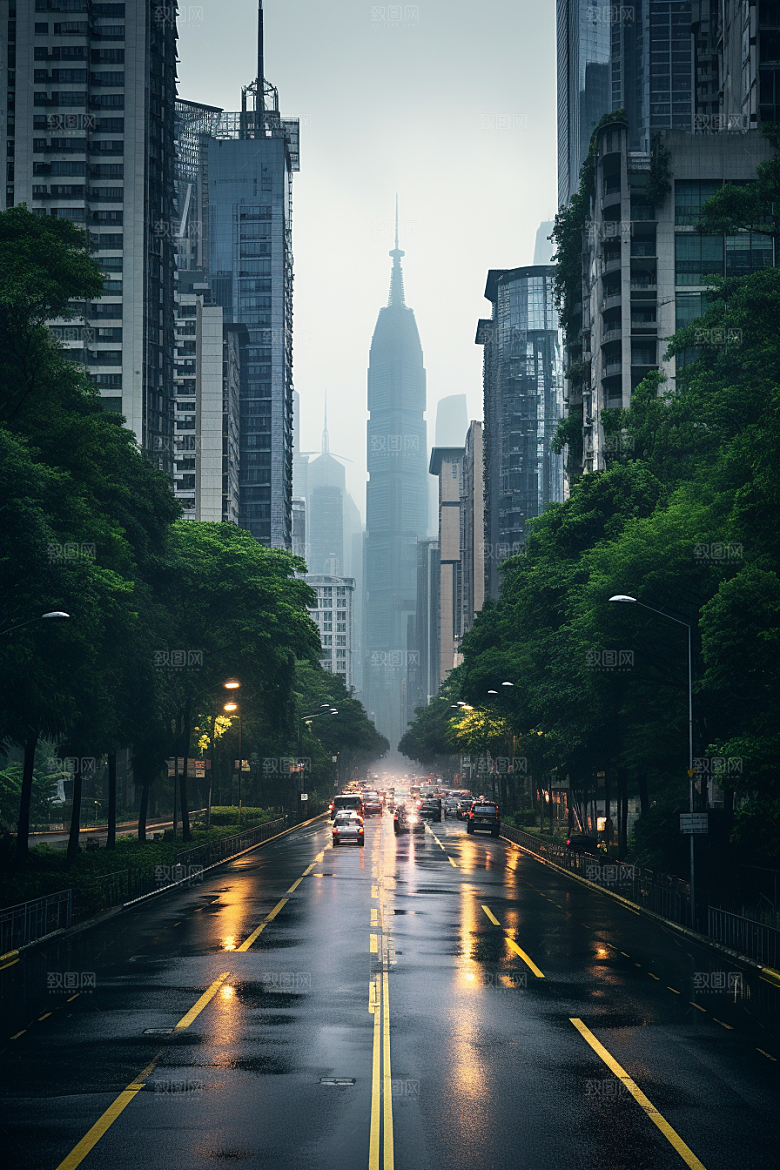深圳城市风光高清新城摄影图