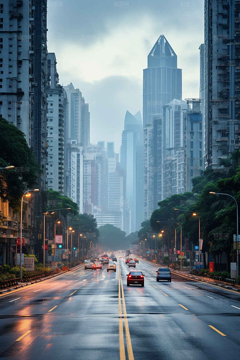 深圳城市风光景色现代化摄影图