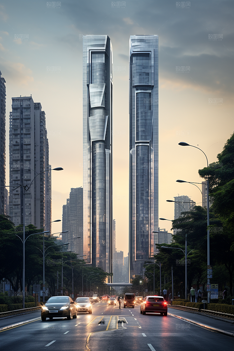 深圳城市风光旅游风景摄影图