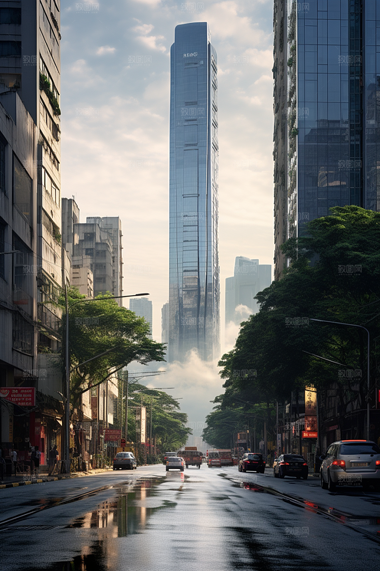 深圳城市风光高清旅行摄影图