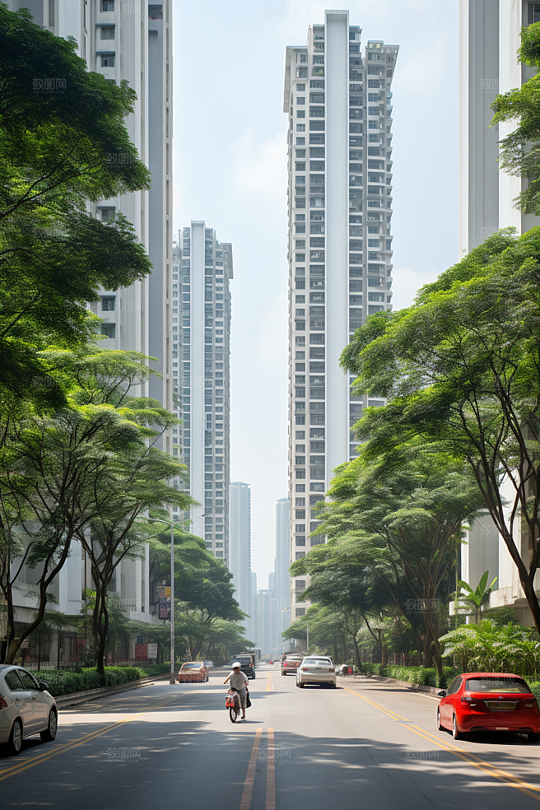 深圳城市风光经济特区旅游摄影图