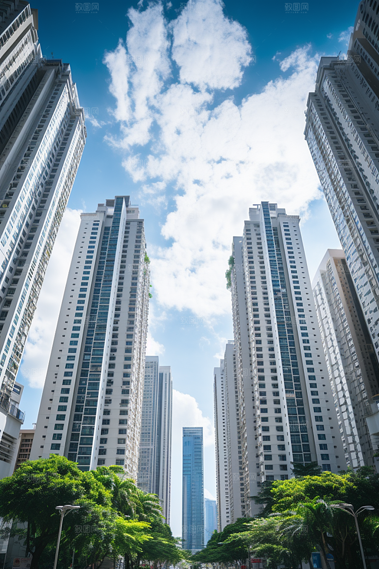 深圳城市风光高清风景摄影图