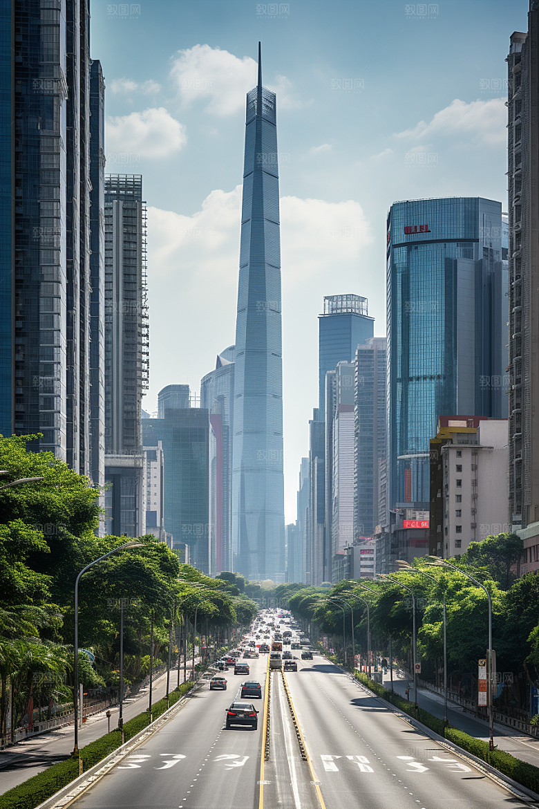 深圳城市风光国内游风景摄影图
