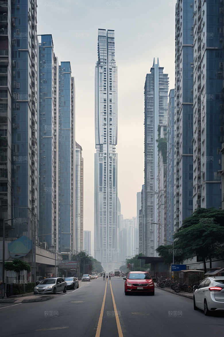 深圳城市风光旅行地标摄影图