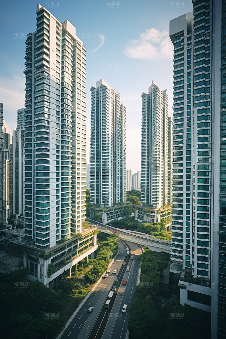 深圳城市风光经济特区都市摄影图