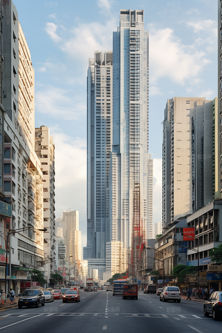 深圳城市风光现代化景色摄影图