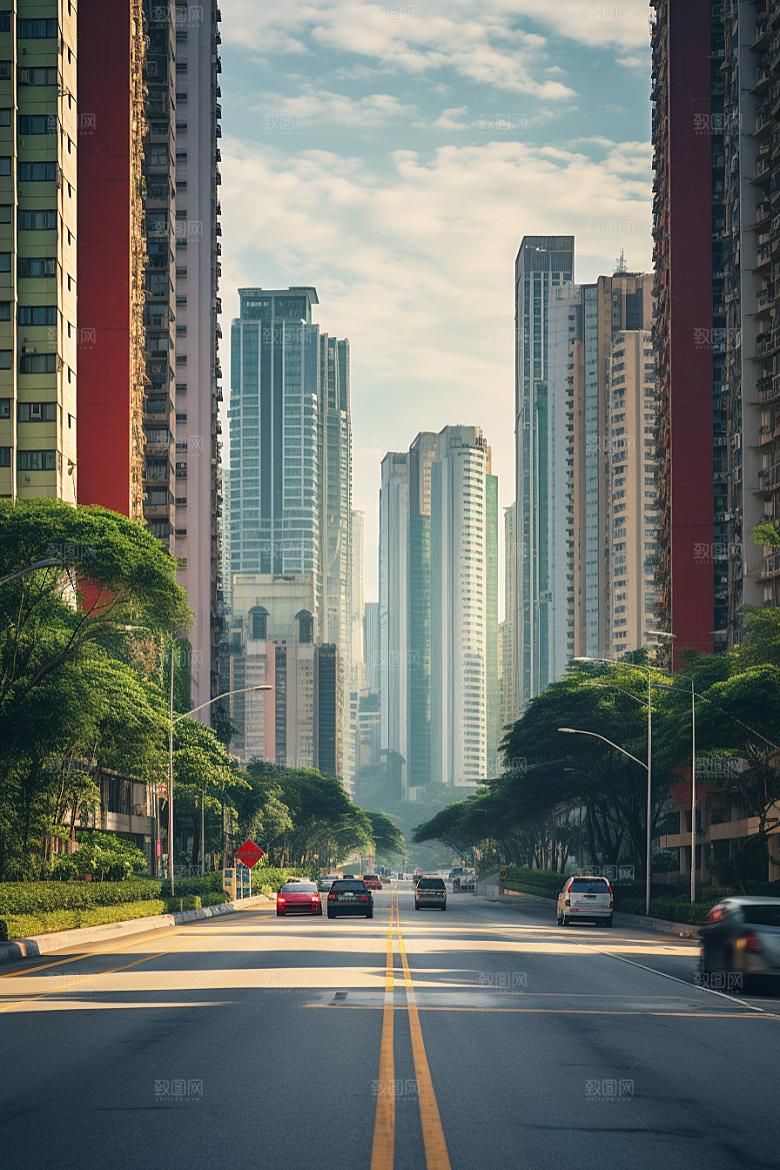 深圳城市风光景色都市摄影图