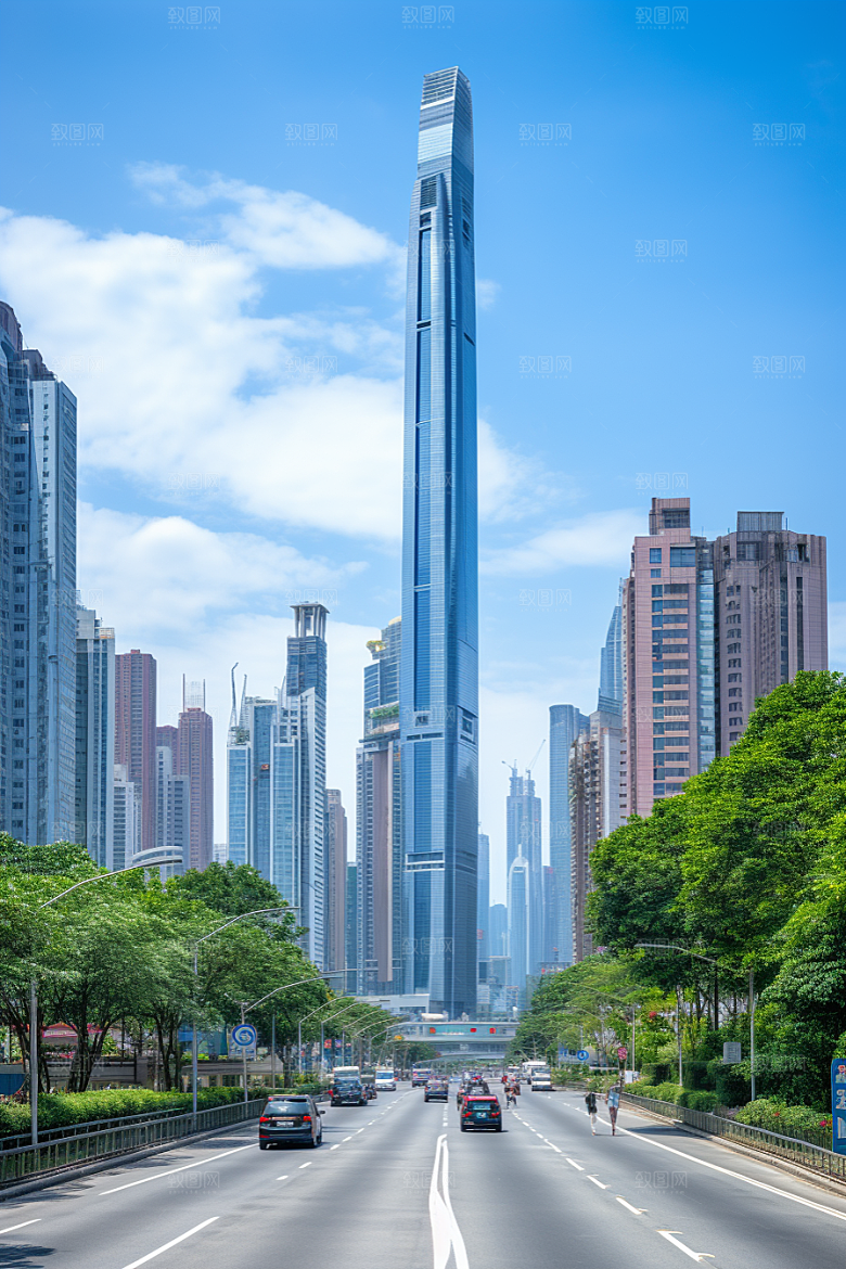 深圳城市风光国内游旅行摄影图
