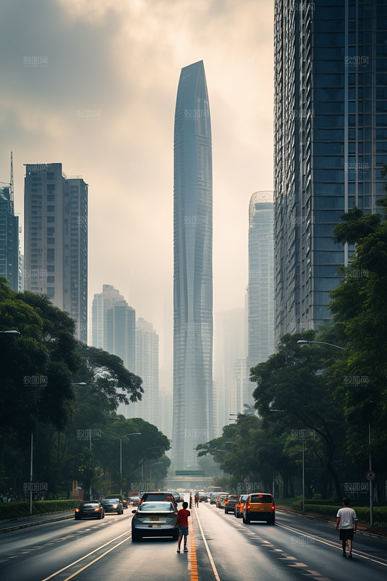 深圳城市风光都市风景摄影图
