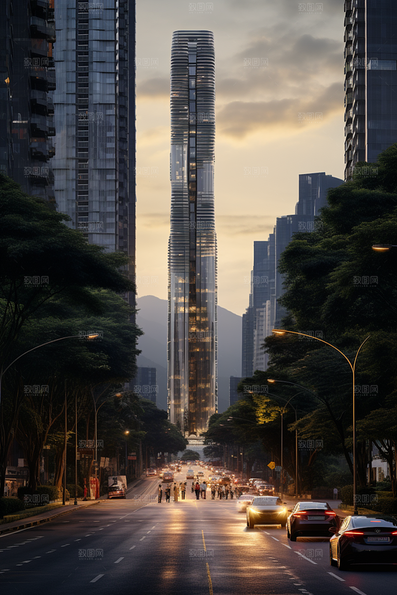 深圳城市风光新城经济特区摄影图
