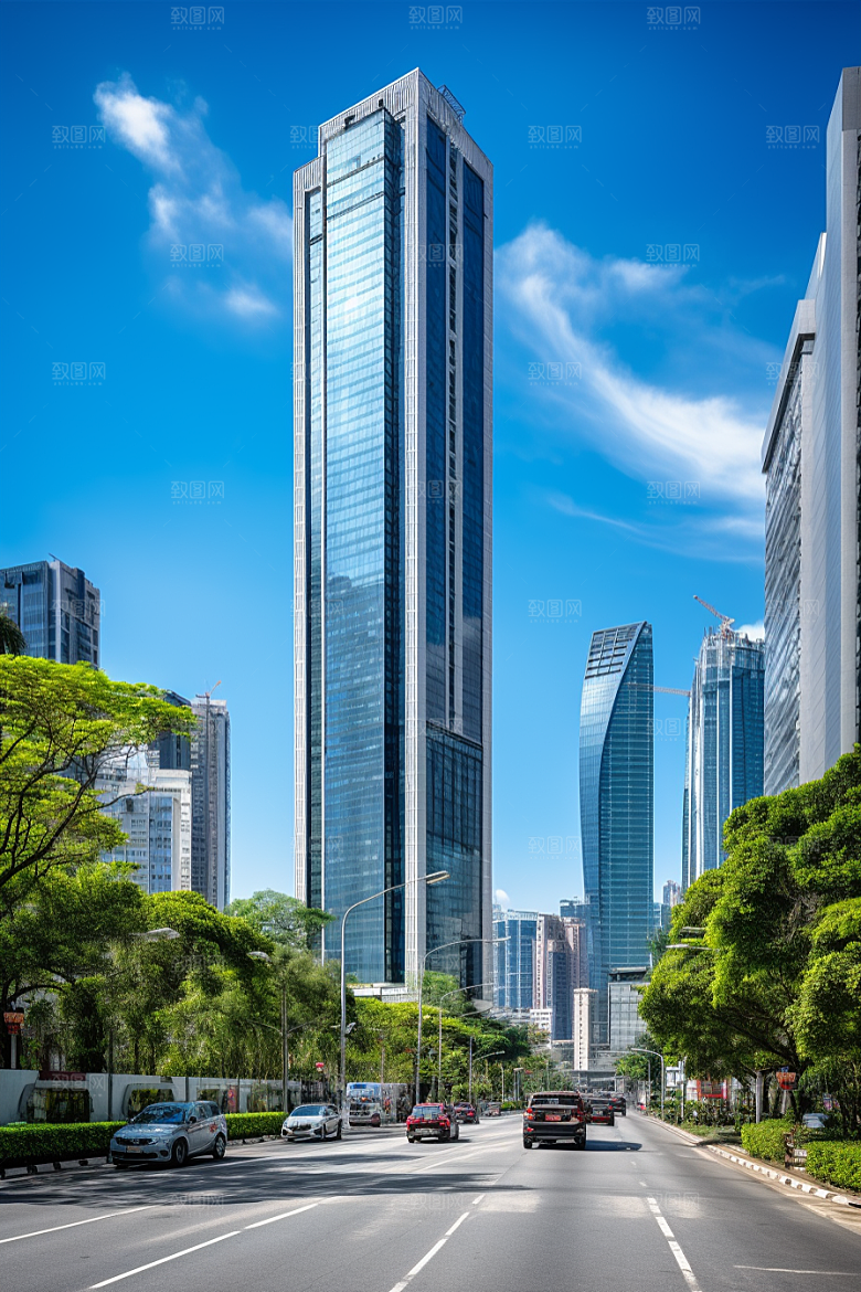深圳城市风光高清旅行摄影图