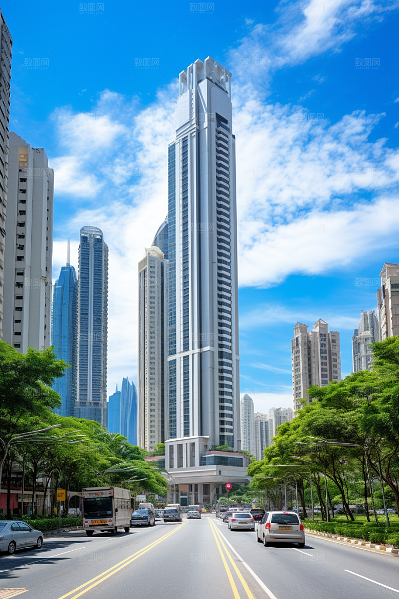 深圳城市风光地标风景摄影图