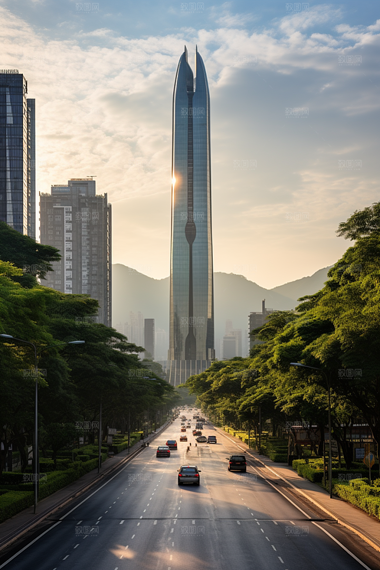 深圳城市风光风景经济特区摄影图