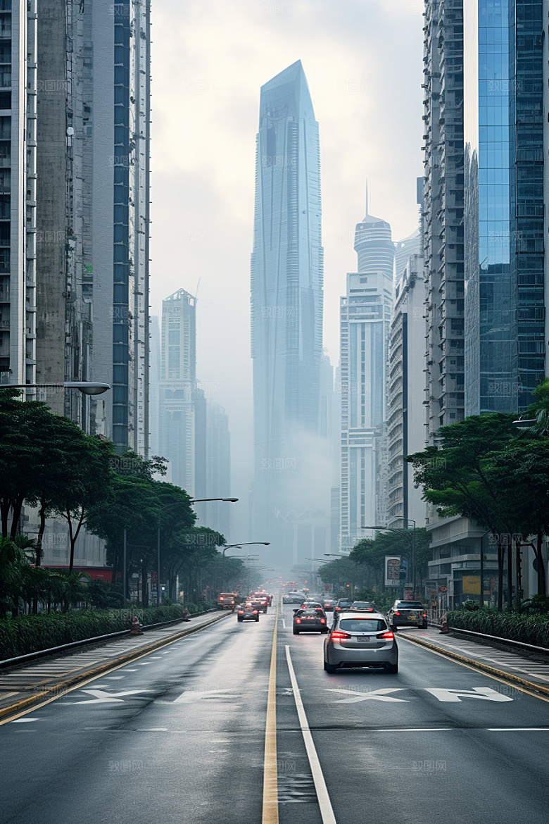 深圳城市风光景色新城摄影图