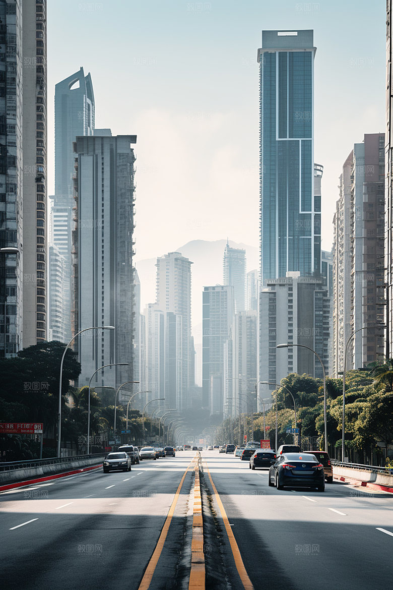 深圳城市风光景色都市摄影图