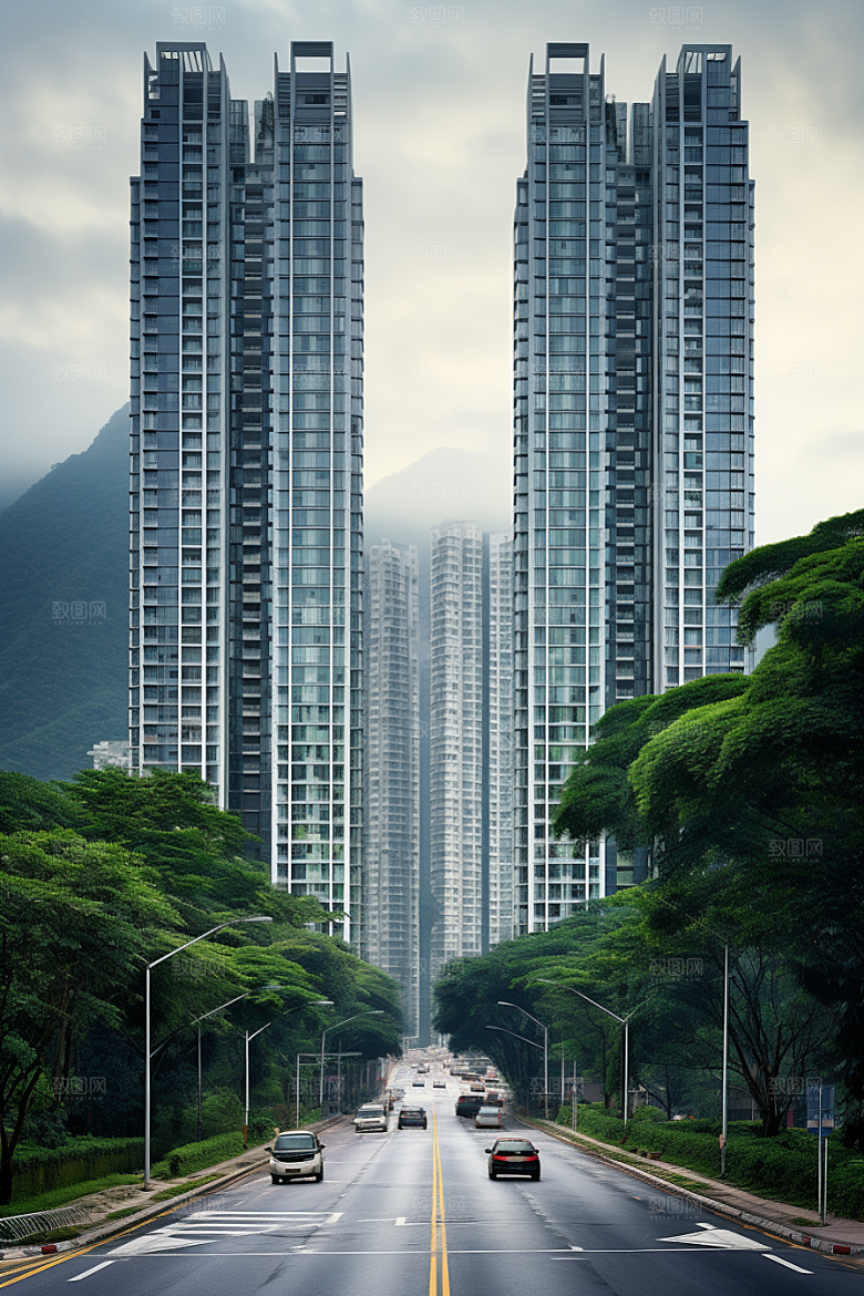 深圳城市风光高清旅行摄影图