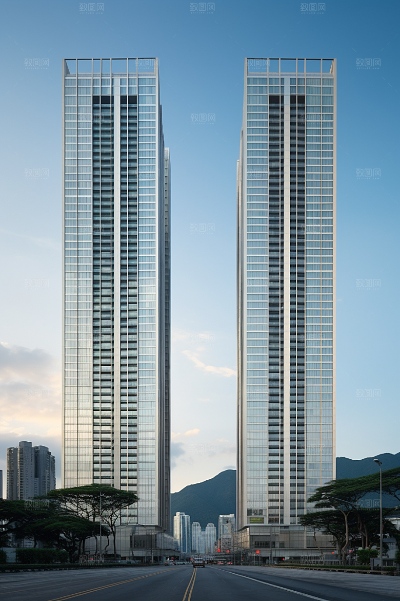 深圳城市风光高清景色摄影图