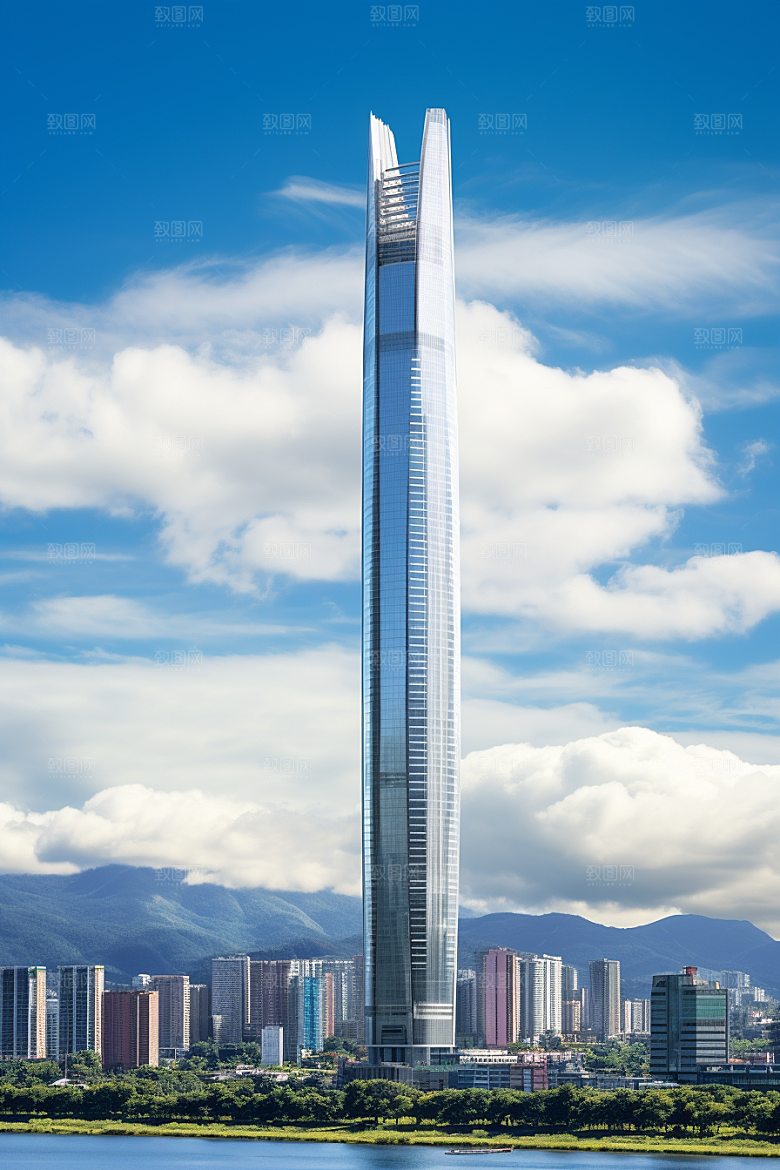 深圳城市风光景色地标摄影图
