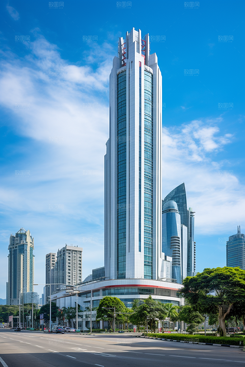 深圳城市风光新城经济特区摄影图