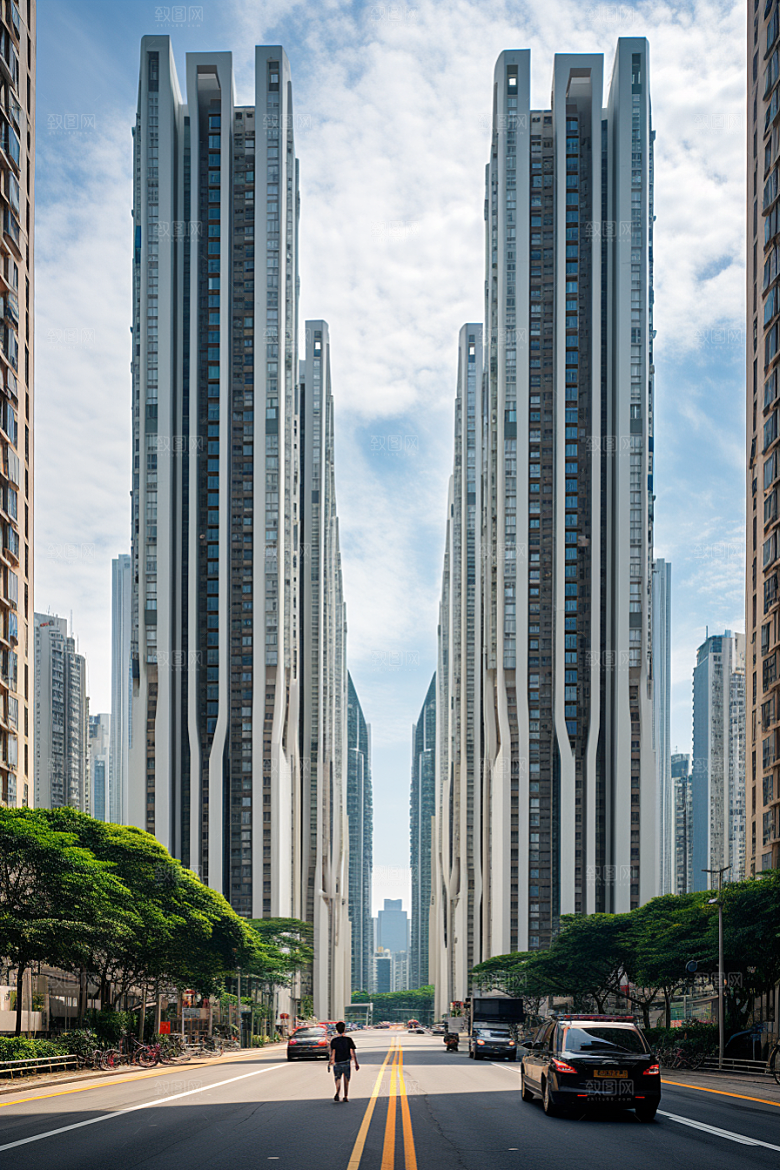 深圳城市风光都市景色摄影图