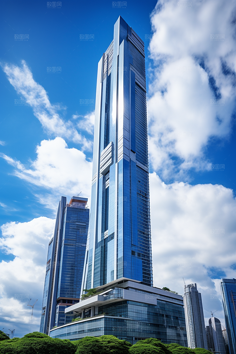 深圳城市风光经济特区旅行摄影图