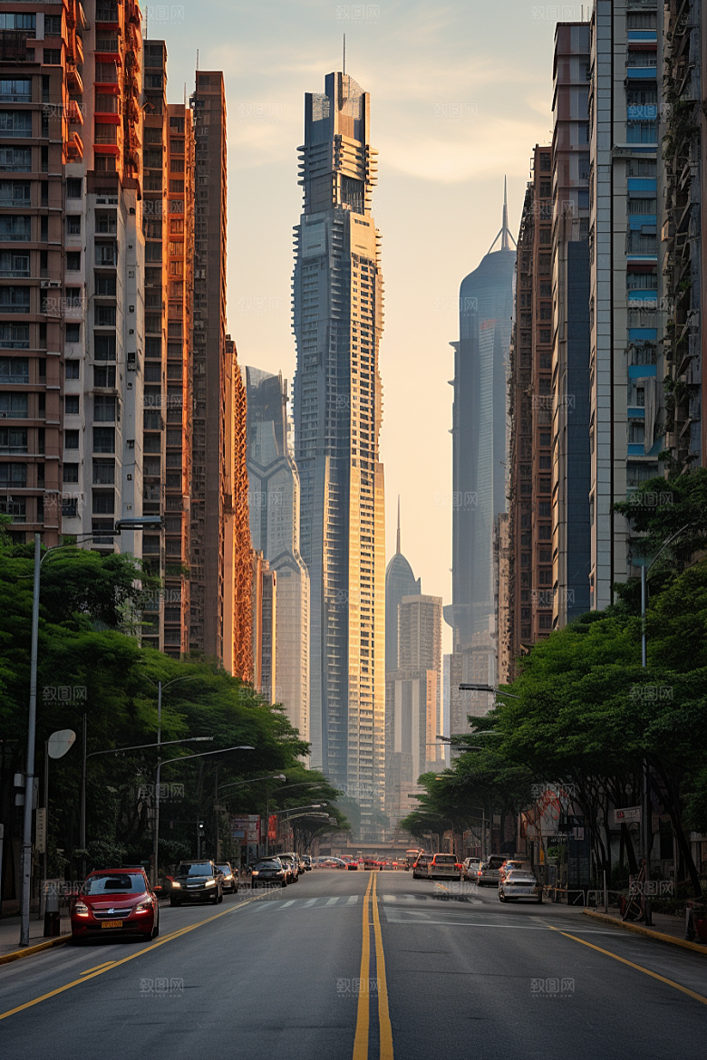 深圳城市风光地标旅游摄影图