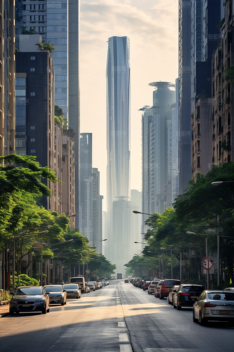 深圳城市风光景色都市摄影图