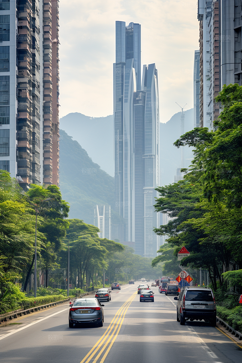 深圳城市风光风景景色摄影图