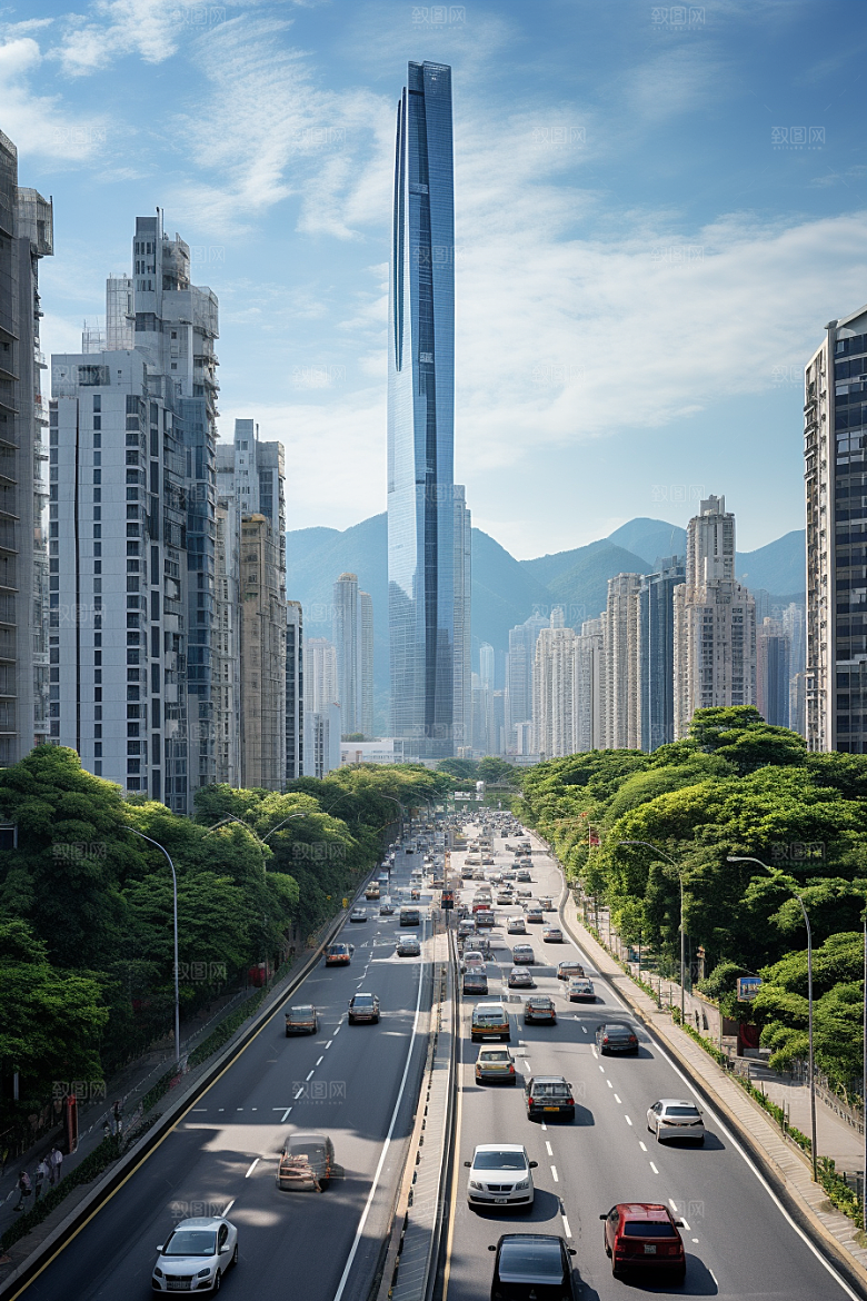 深圳城市风光国内游高清摄影图