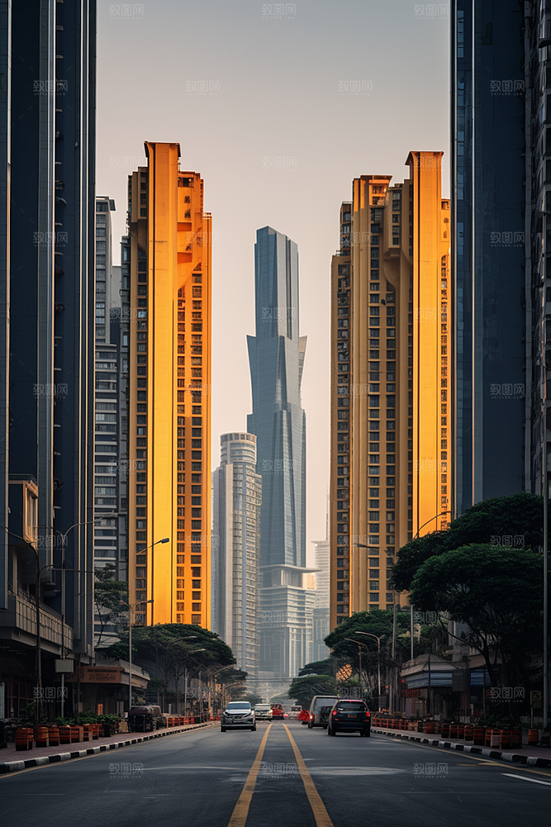 深圳城市风光新城高清摄影图