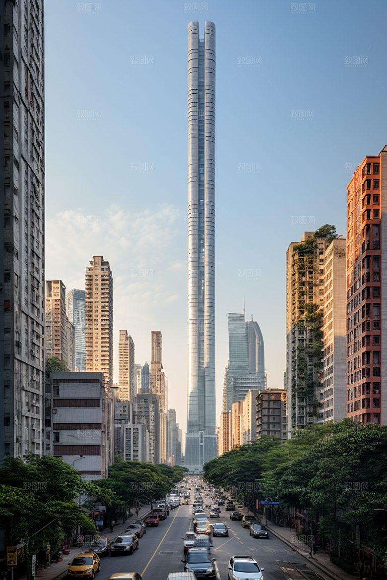 深圳城市风光地标旅行摄影图