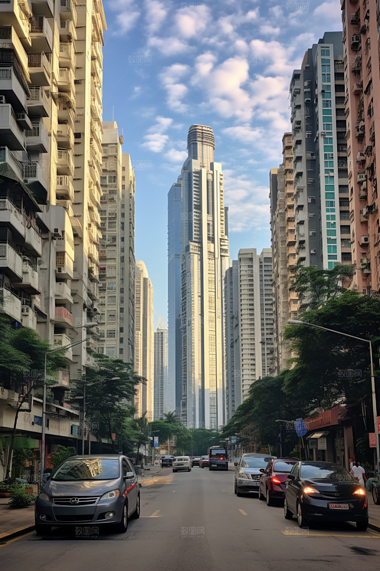 深圳城市风光风景地标摄影图