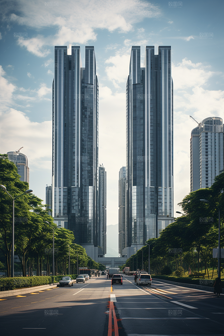 深圳城市风光风景都市摄影图