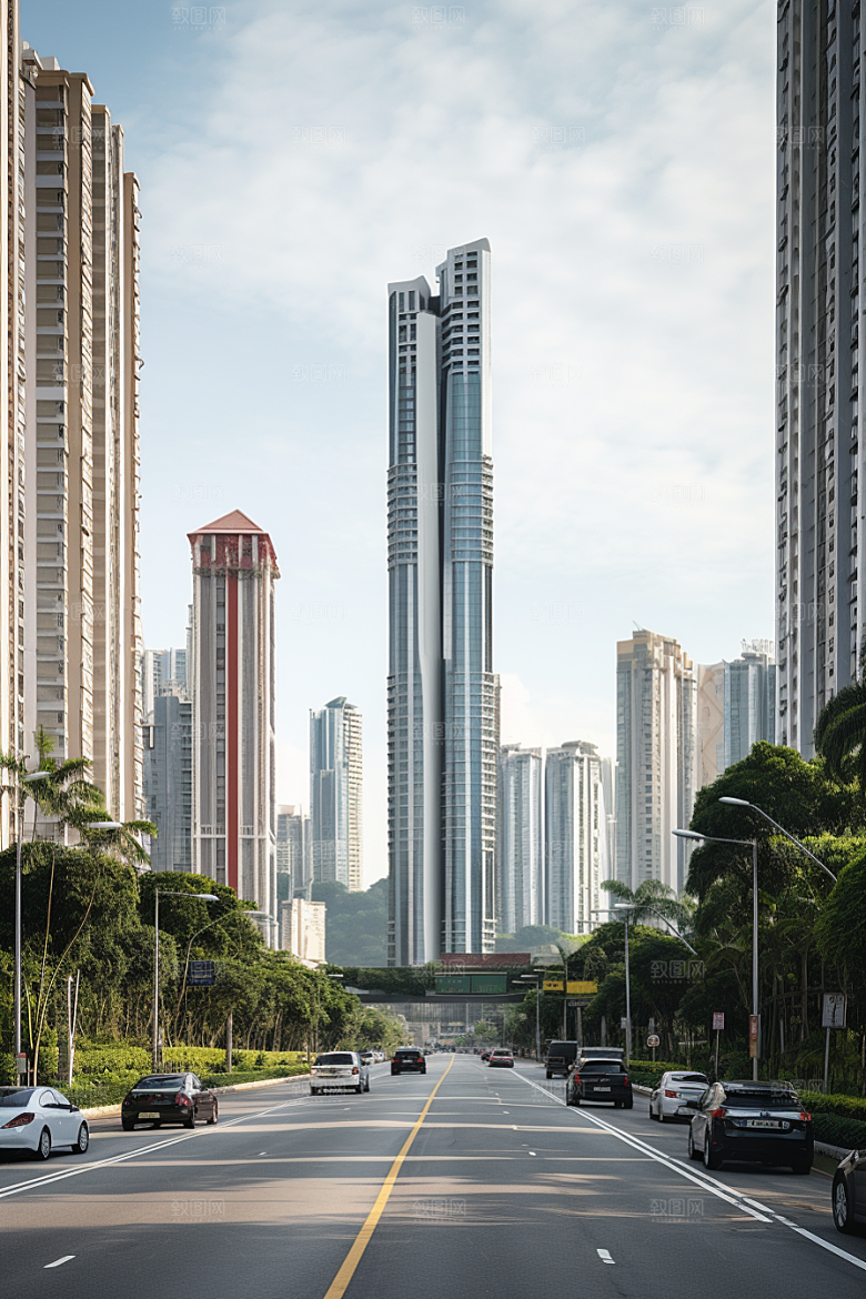 深圳城市风光风景景色摄影图