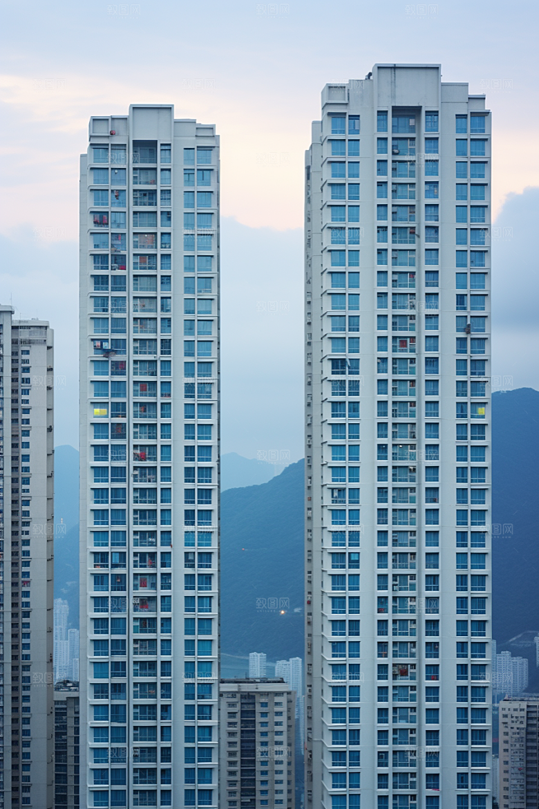 深圳城市风光新城旅游摄影图