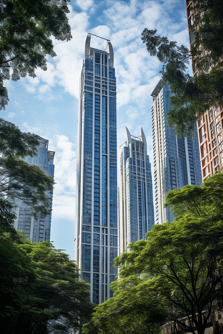 深圳城市风光景色地标摄影图
