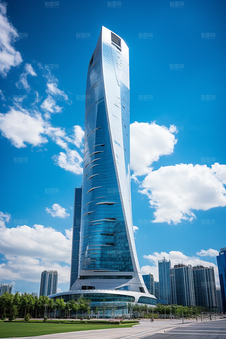 深圳城市风光地标新城摄影图