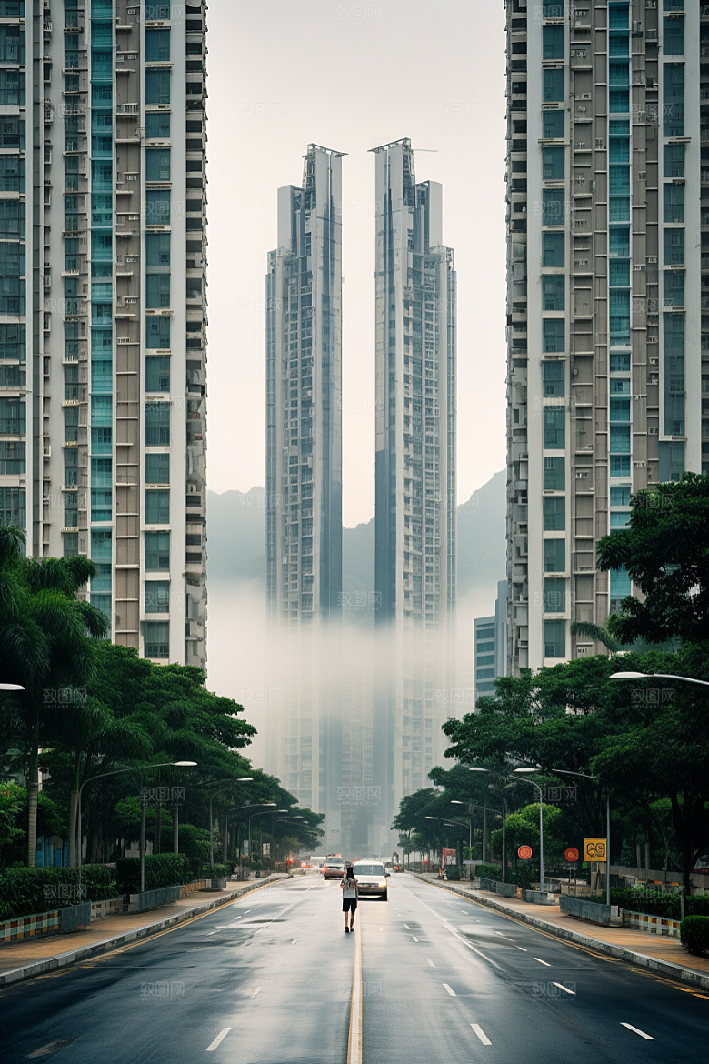 深圳城市风光国内游景色摄影图
