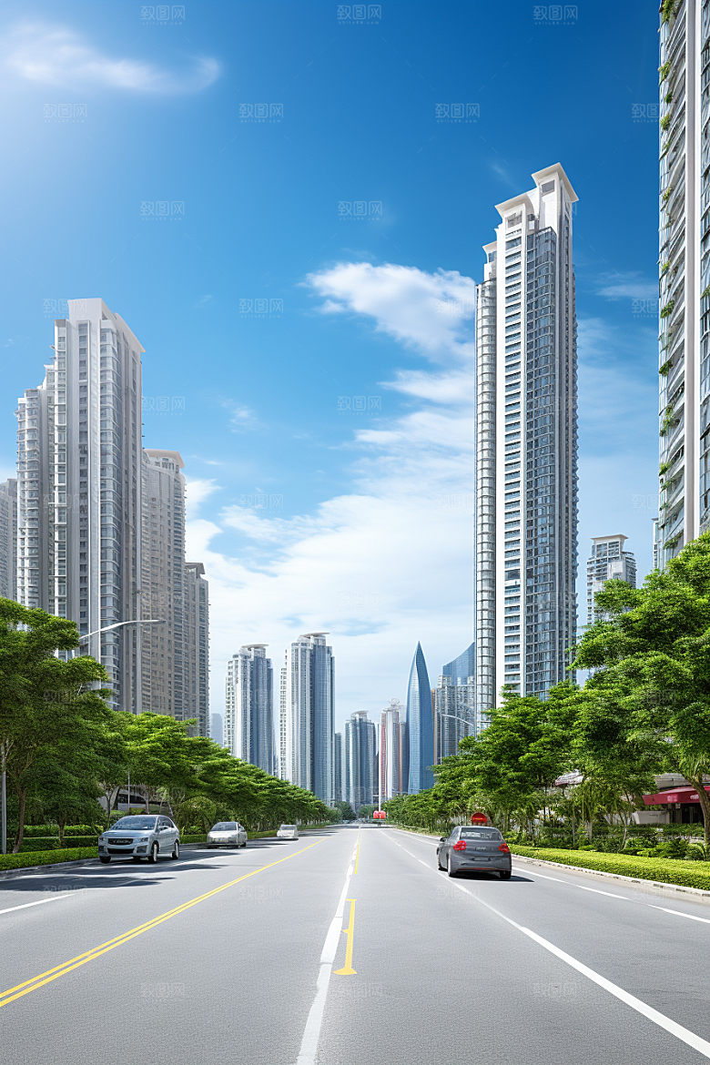 深圳城市风光高清旅行摄影图
