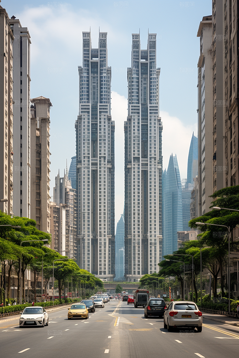 深圳城市风光旅游风景摄影图